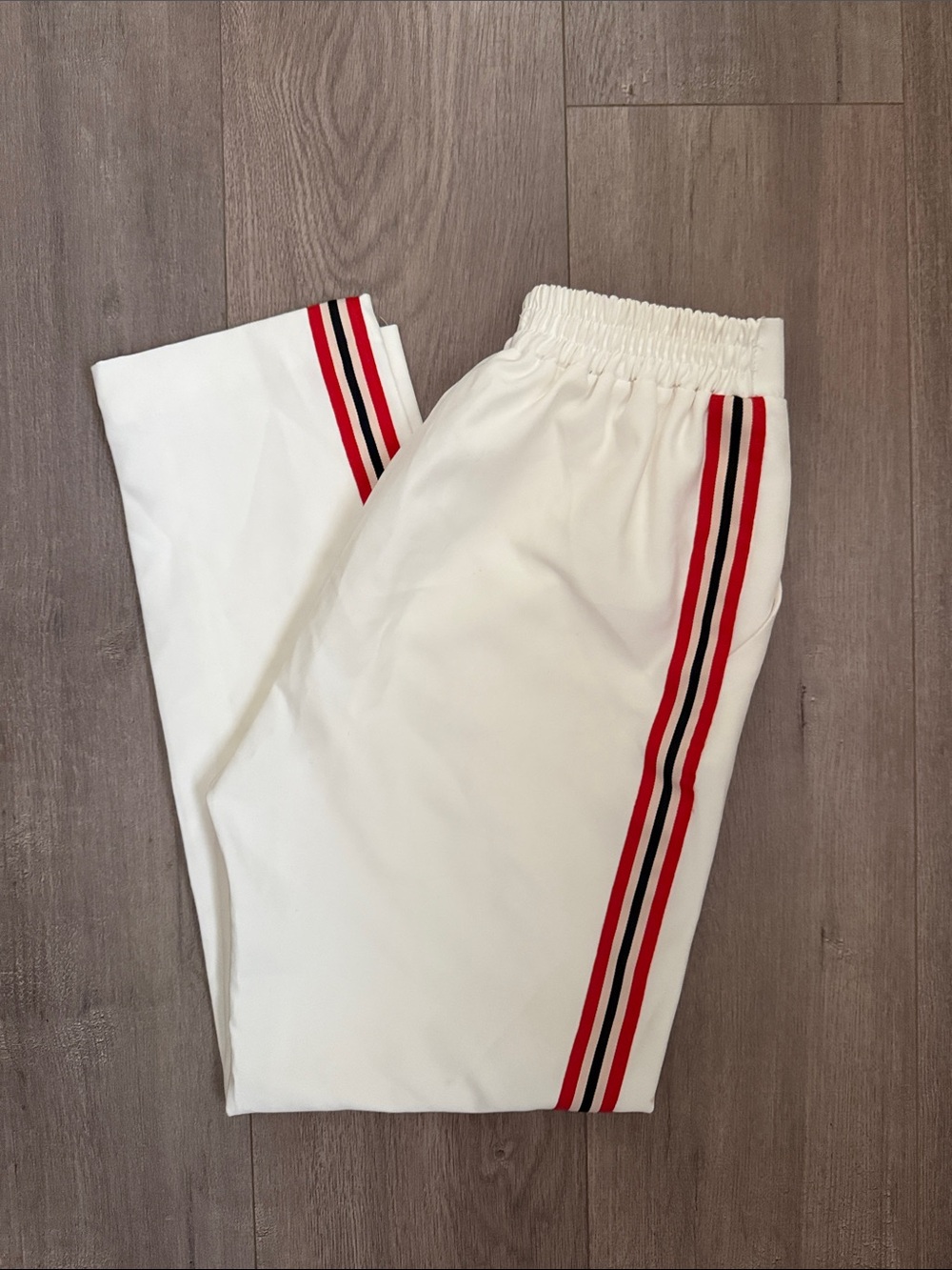 Classic Women's Cream Trousers - Tailored Straight Leg